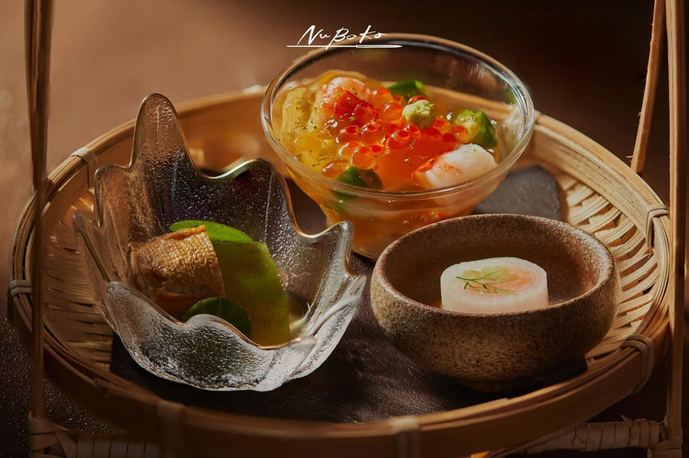 Những món ăn được bày trí kỳ công như những tuyệt tác nghệ thuật (Nguồn: Nuboko Sushi & Teppanyaki)